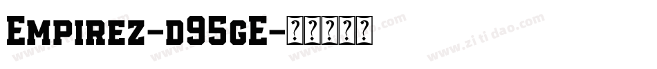 Empirez-d95gE字体转换