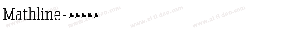 Mathline字体转换