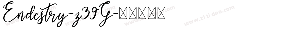 Endestry-z39G字体转换
