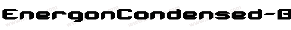 EnergonCondensed-BelB字体转换
