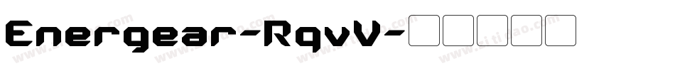 Energear-RqvV字体转换