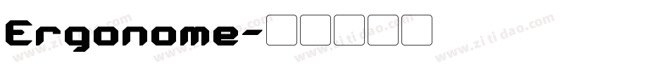 Ergonome字体转换