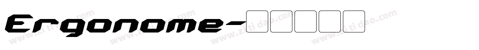 Ergonome字体转换