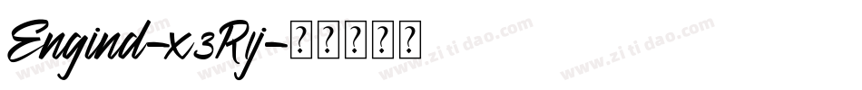 Engind-x3R1j字体转换