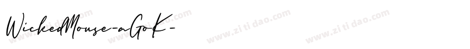 WickedMouse-aGoK字体转换