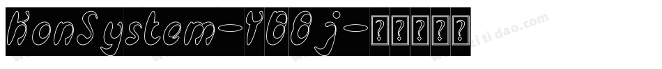 KonSystem-YB8j字体转换