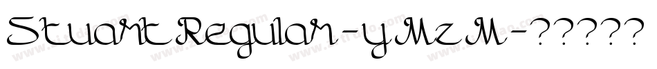 StuartRegular-yMzM字体转换