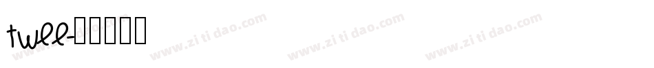 Twee字体转换