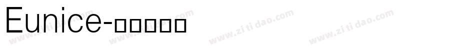 Eunice字体转换