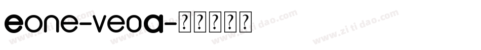 Eone-ve0A字体转换