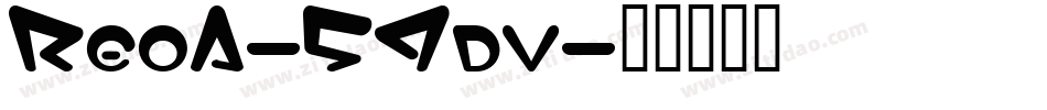 ReoA-59dv字体转换 ReoA-59dv字体转换