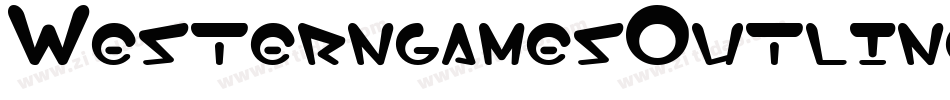WesterngamesOutlineRegular-2yDv字体转换