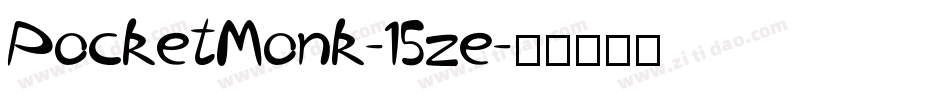 PocketMonk-15ze字体转换