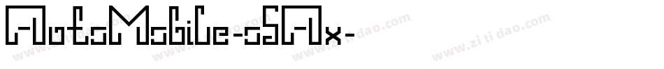 AutoMobile-o5Ax字体转换