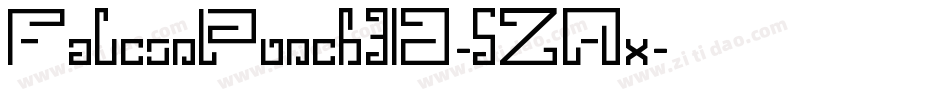 FalconPunch3D-5ZAx字体转换