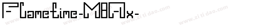 Flametime-M8Ax字体转换