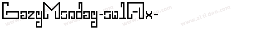 LazyMonday-ow1Ax字体转换