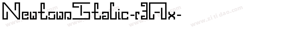 NewtownItalic-r3Ax字体转换