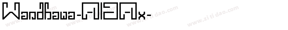 Wandhawa-ADAx字体转换