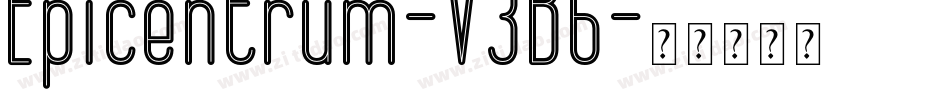 Epicentrum-V3B6字体转换