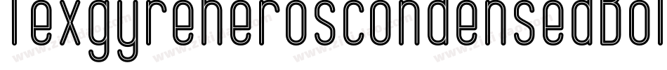 TexgyreheroscondensedBolditalic-R3B6字体转换