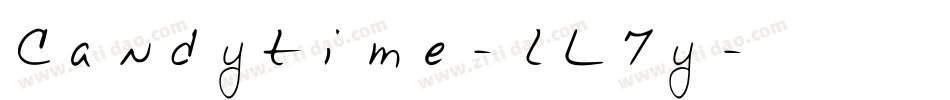 Candytime-lL7y字体转换