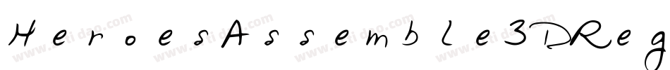 HeroesAssemble3DRegular-gz3p字体转换