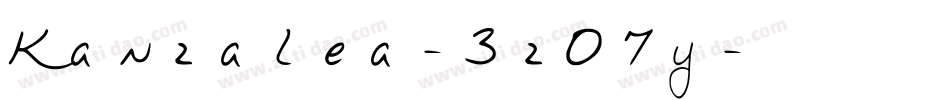 Kanzalea-3zO7y字体转换