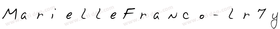 MarielleFranco-lr7y字体转换