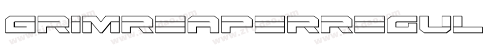 Grimreaperregular-MVYdx字体转换