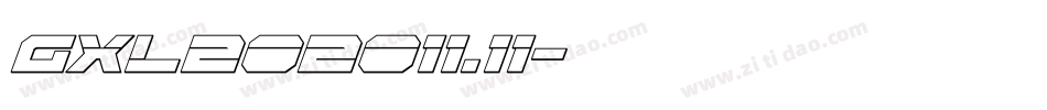 gxl202011.11字体转换