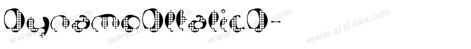 DynamoDItalicD字体转换