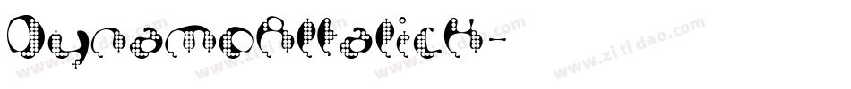 DynamoRItalicH字体转换