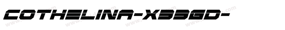 Cothelina-X33Gd字体转换