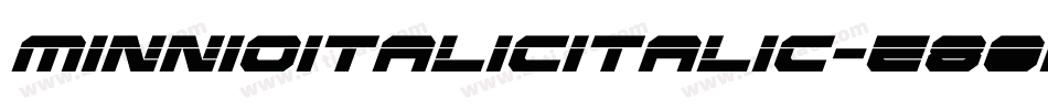 MinnioitalicItalic-z80gD字体转换
