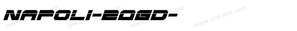 Napoli-2OGd字体转换
