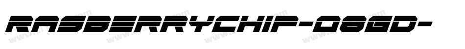 RasberryChip-O8Gd字体转换