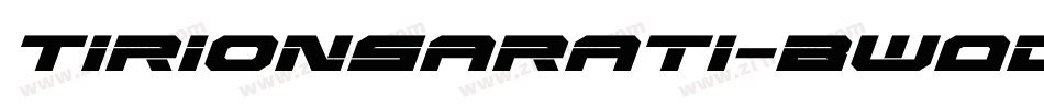 TirionSarati-BWOd字体转换