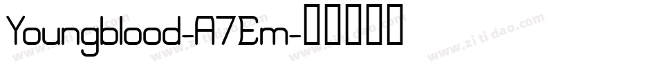 Youngblood-A7Em字体转换