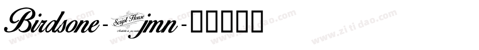 Birdsone-8jmn字体转换