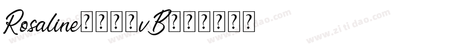Rosaline-511vB字体转换