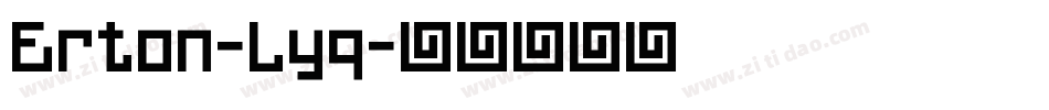 Erton-lyq字体转换