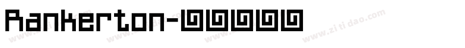 Rankerton字体转换