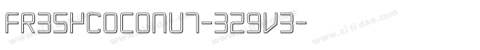 FreshCoconut-3z9v3字体转换