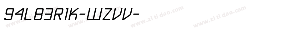 Galberik-WZvv字体转换