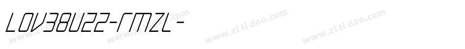 Lovebuzz-RMZl字体转换 Lovebuzz-RMZl字体转换