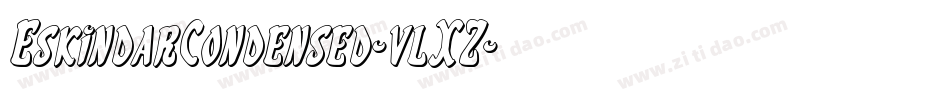 EskindarCondensed-vlXZ字体转换