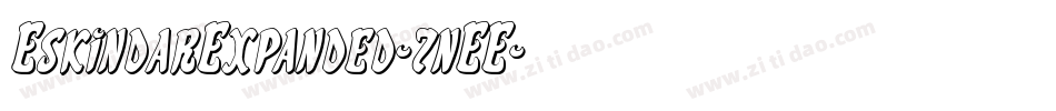 EskindarExpanded-7nEE字体转换