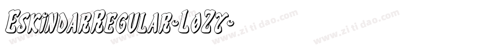 EskindarRegular-L0Zy字体转换