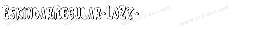 EskindarRegular-L0Zy字体转换